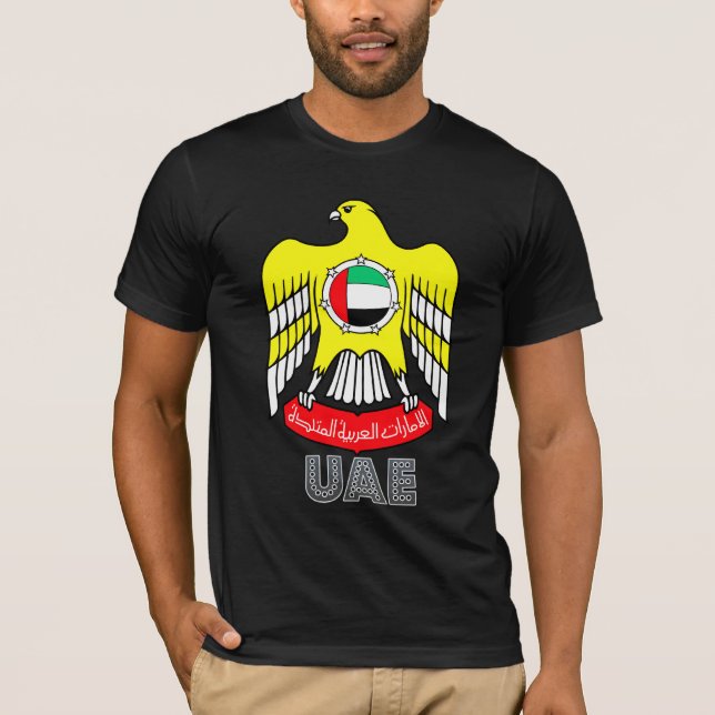 Uae-vapensköld Tee Shirt (Framsida)