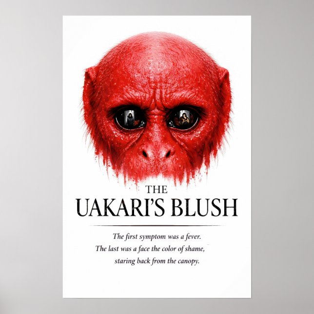 Uakarins rodnad Primitiv konst Poster (Framsidan)