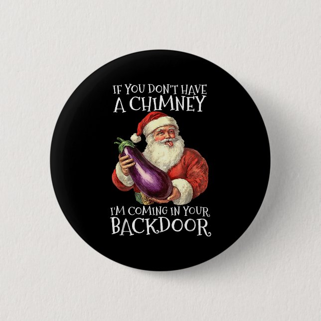 Ual Innuendo Santa Rude Christmas  Knapp (Framsida)