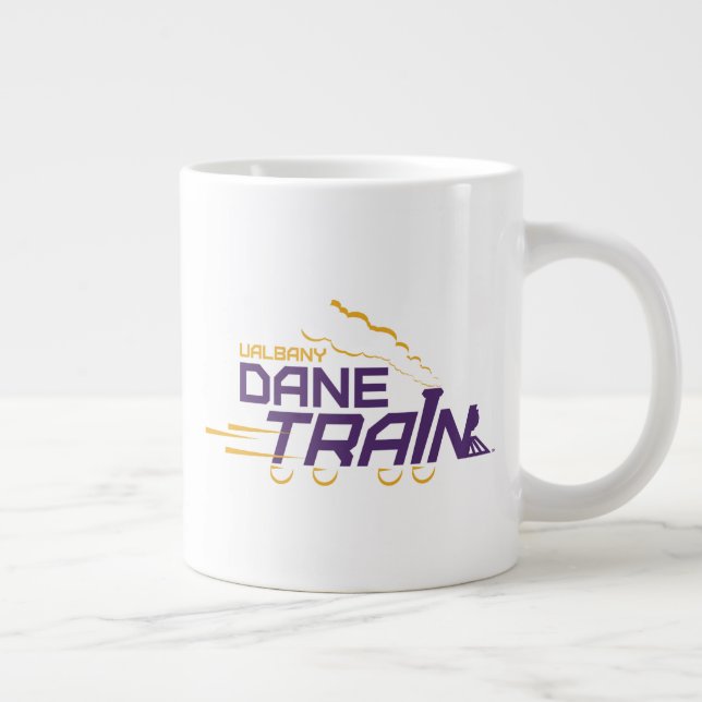 UAlbany Dane Tåg Logotyp Jumbo Mugg (Höger)