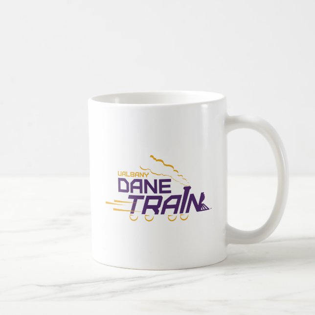 UAlbany Dane Tåg Logotyp Kaffemugg (Höger)