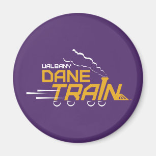 UAlbany Dane Tåg Logotyp Magnet