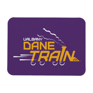 UAlbany Dane Tåg Logotyp Magnet