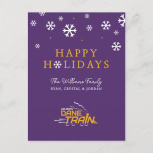 UAlbany Dane Train-logotyp Helg Vykort
