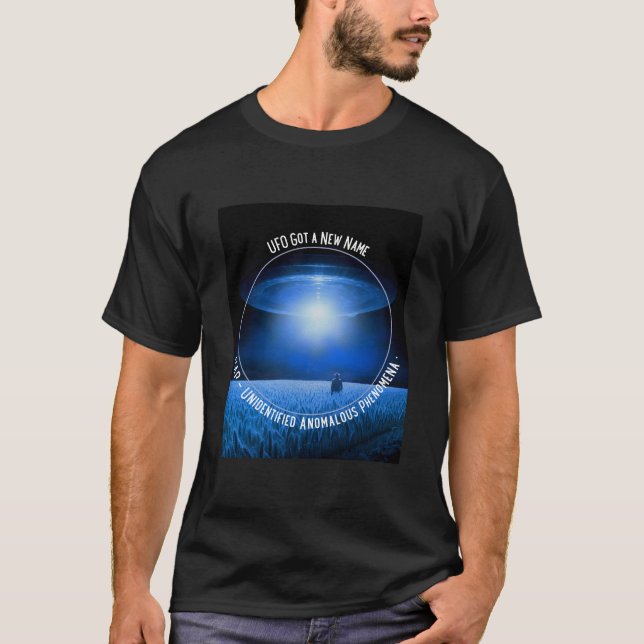 UAP Odentifierad Anomoral Phenomena UFO T Shirt (Framsida)