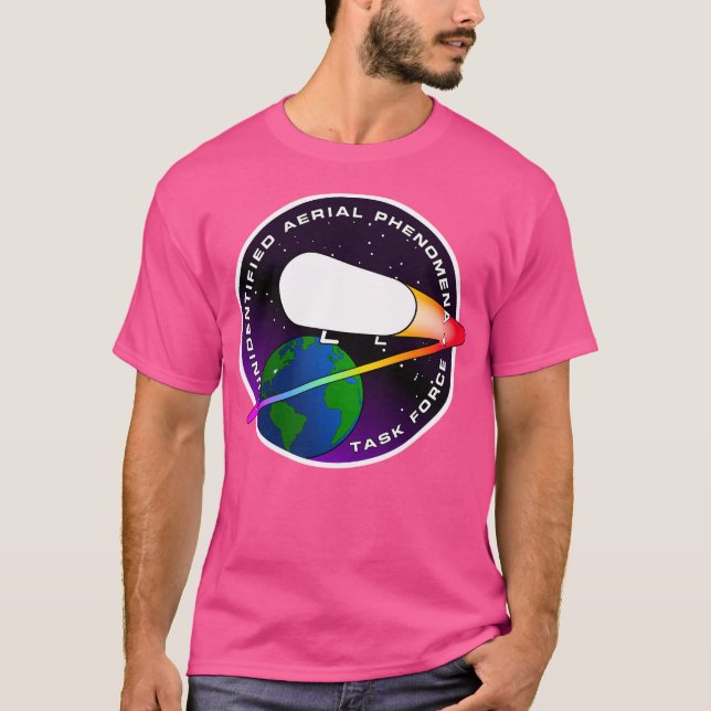 Uaptf (Unidentified Aerial Phenomena Task Force) T Shirt (Framsida)
