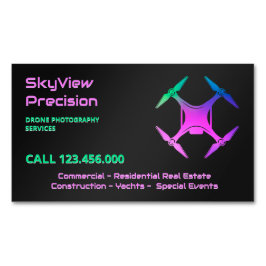 UAV-Drone Photography Magnetiska Visitkort