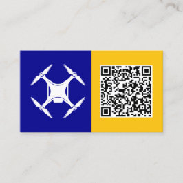 UAV Pilot Anpassningsbar QR Visitkort
