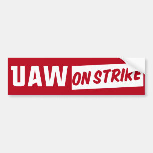 UAW Strejkan 2023 United Auto Workers Union Bildekal