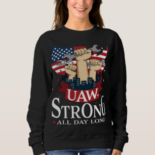 UAW Strong Solidarity UAW Proud Union UAW Laborer T Shirt