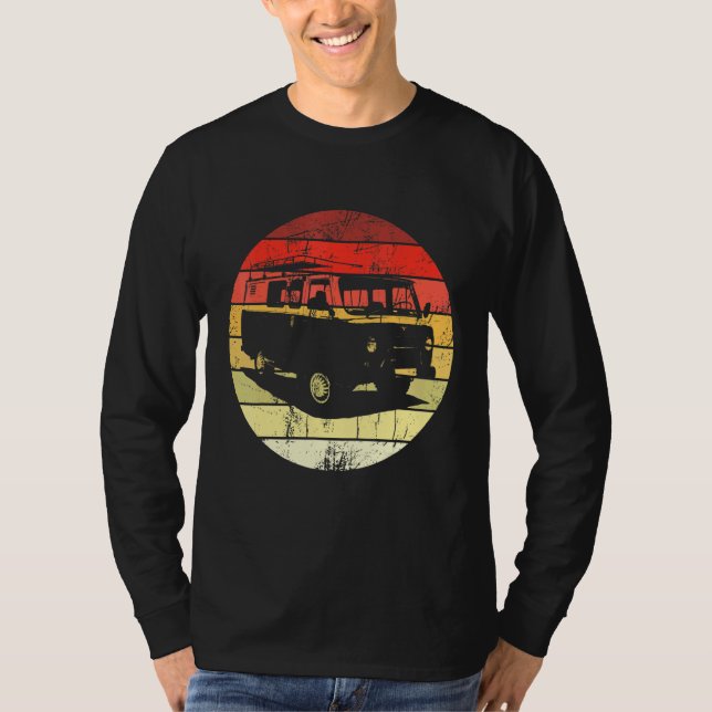 UAZ Offroad Buchanka YA3 452 4x4 Small Transport V T Shirt (Framsida)