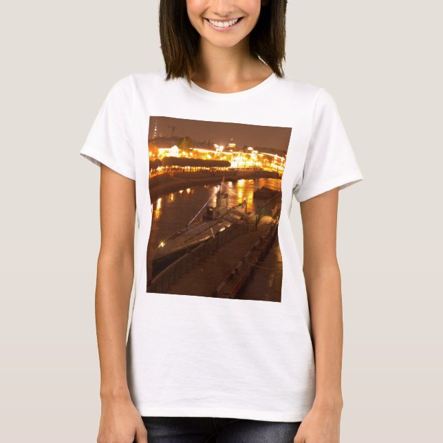 Ubåt I St Petersburg Tee Shirt (Framsida)