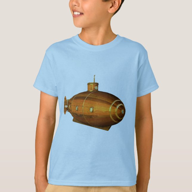 ubåt tidigt tee shirt (Framsida)
