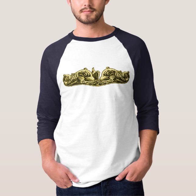Ubåtdelfiner kommenderar och den LOUISIANA Tee (Framsida)