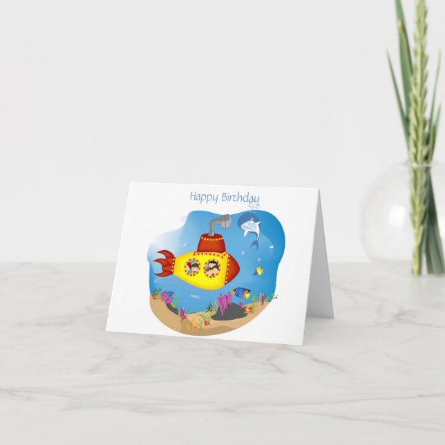 Ubåtfirande Kort (Framsida)