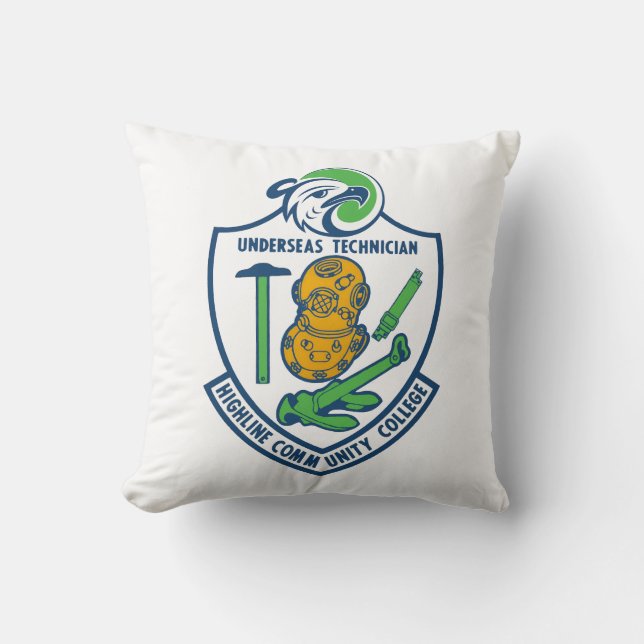 Ubåts-Tech Crest Kudde (Framsida)