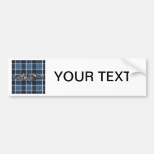Ubåtstjänst-tartan Bildekal