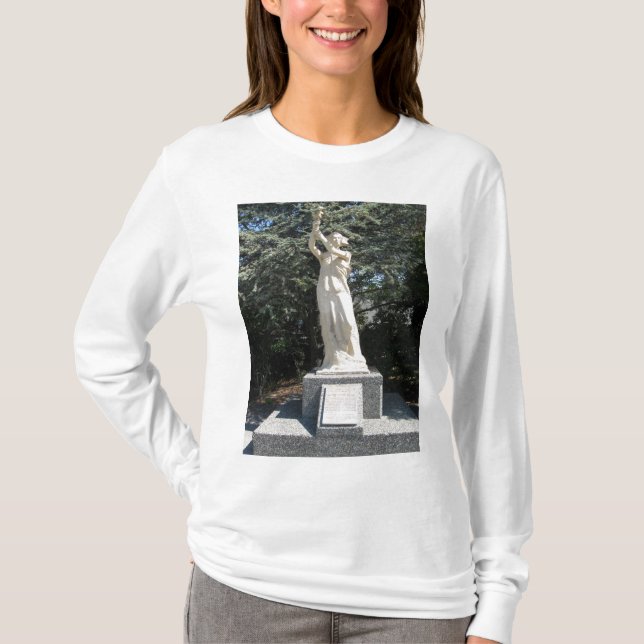 UBC_Goddess_of_Democracy_statue_2009 T-shirt (Framsida)