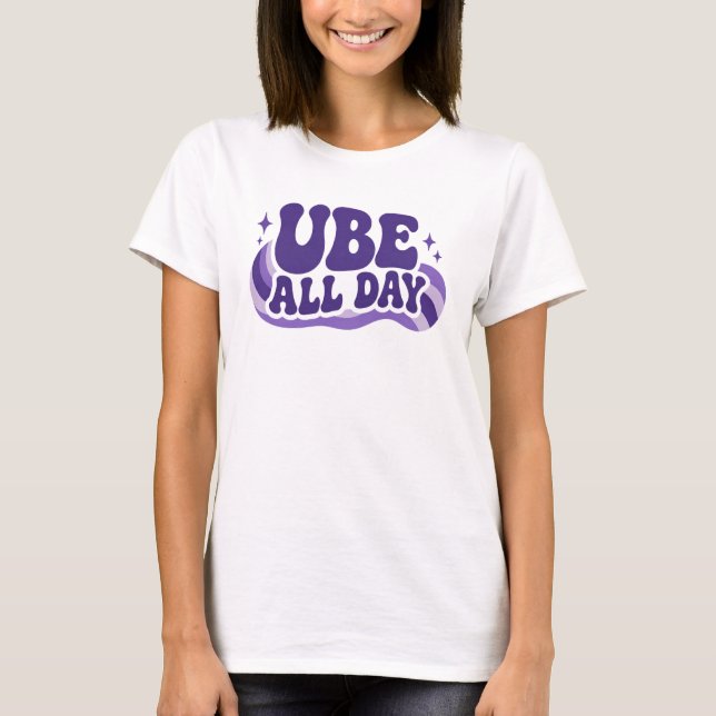 Ube hela dagen-mugg t shirt (Framsida)