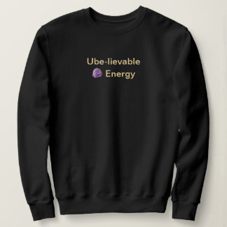 Ube-lievable Energy Filipino Pun: Black T Shirt