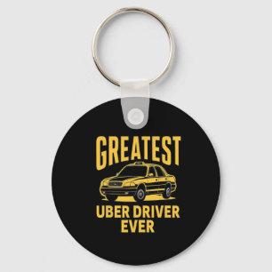 Uber Driver någonsin Uber Driver Funny 3 Nyckelring