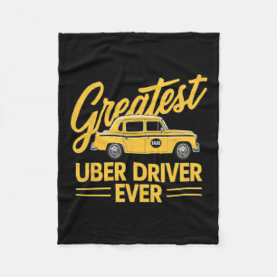 Uber Driver någonsin Uber Driver Funny Fleecefilt