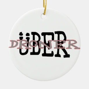 Uber Droner Julgransprydnad Keramik