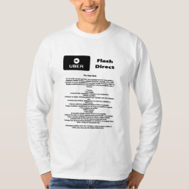 Uber Flash Direct Diretrizes T Shirt