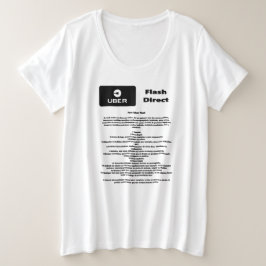 Uber Flash Direct Diretrizes T Shirt
