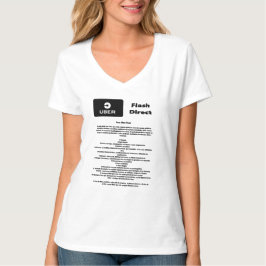 Uber Flash Direct Diretrizes T Shirt