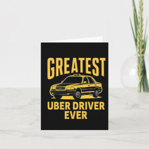 Uber-förare Alltid Uber-förare Roligt 3 Kort