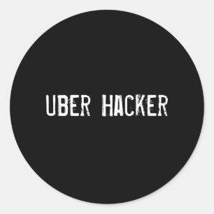 Uber Hacker Runt Klistermärke