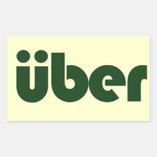 uber rektangulärt klistermärke