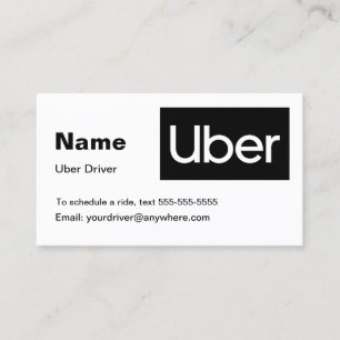 Uber visitkort