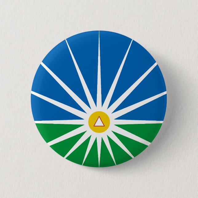 Uberlandia Minasgerais Brasil, Brasilien flagga Knapp (Framsida)