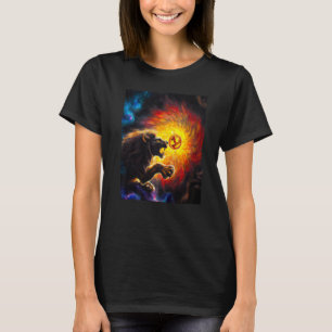 ÜBERMENSCH LEJON kontra Dragon Nietzche impression T Shirt
