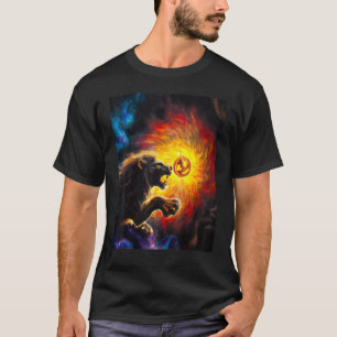 ÜBERMENSCH LEJON kontra Dragon Nietzche impression T Shirt
