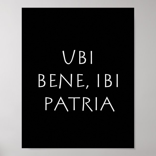 Ubi bene ibi patria poster (Framsidan)