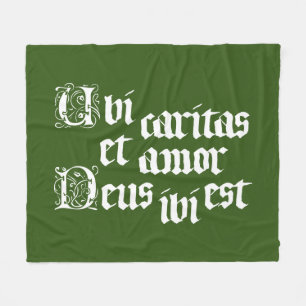 Ubi Caritas Fleecefilt
