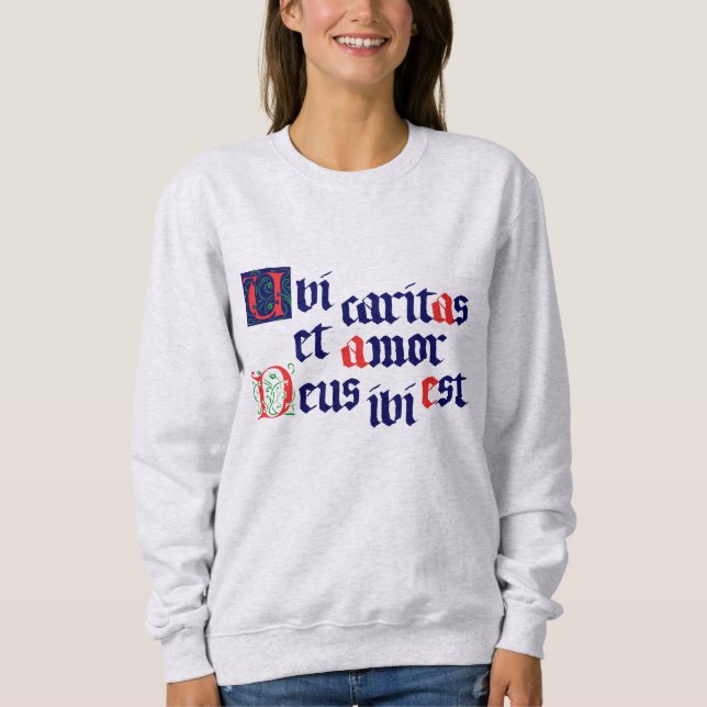 Ubi Caritas T Shirt (Framsida)
