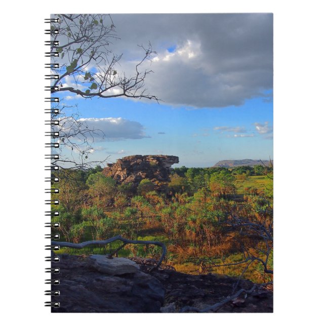 Ubirr Sten, bärbar Kakadu-dator Anteckningsbok Med Spiral (Framsidan)