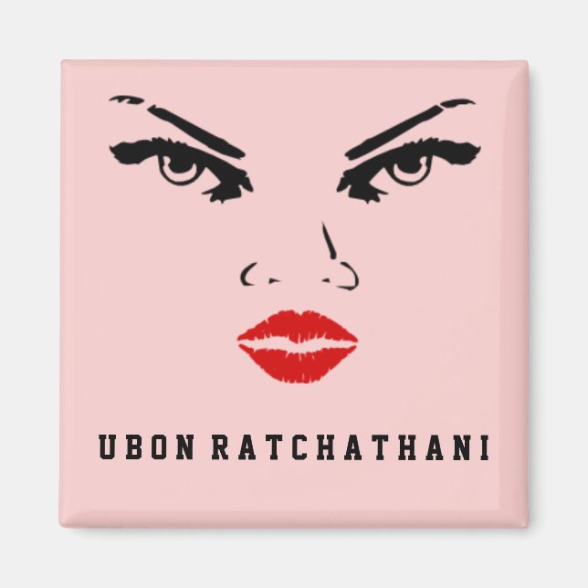 Ubon Ratchathani, Thailand Woman Magnet (Framsidan)
