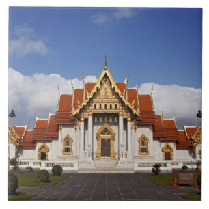 Ubosot-hall eller Bot, Wat Benchamabophit, Bangkok Kakelplatta