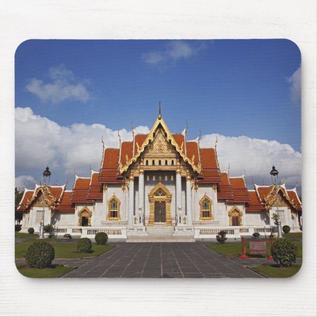 Ubosot Hall eller Bot, Wat Benchamabophit, Bangkok Musmatta (Framsidan)