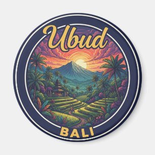Ubud Bali Indonesia Travel Magnet