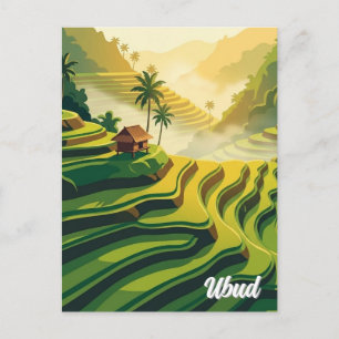 Ubud Bali Indonesien Resa Vykort