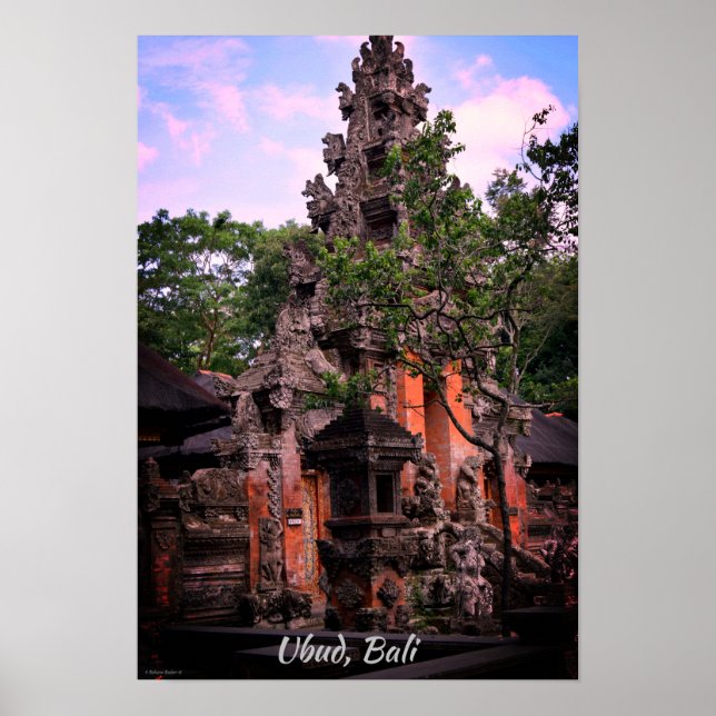 Ubud Bali Poster (Framsidan)