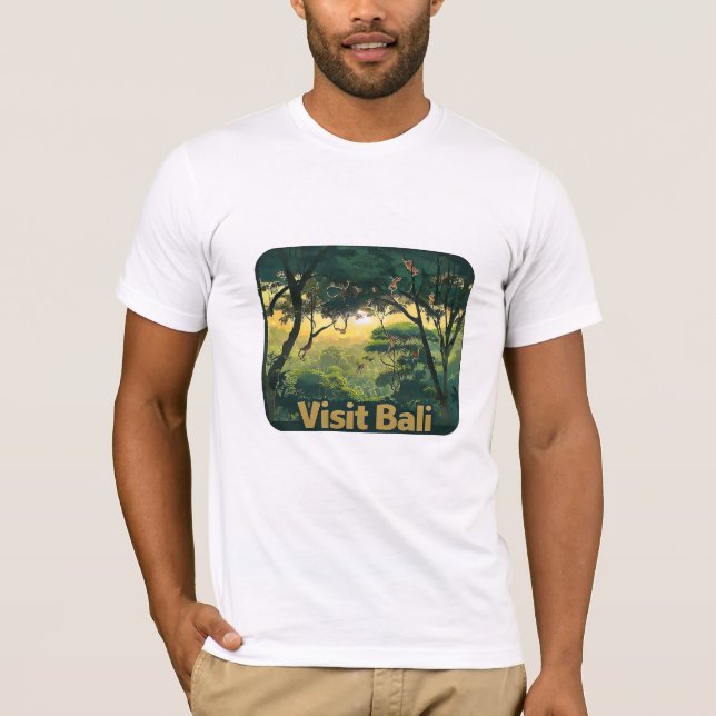 Ubud Monkey Forest T Shirt (Framsida)