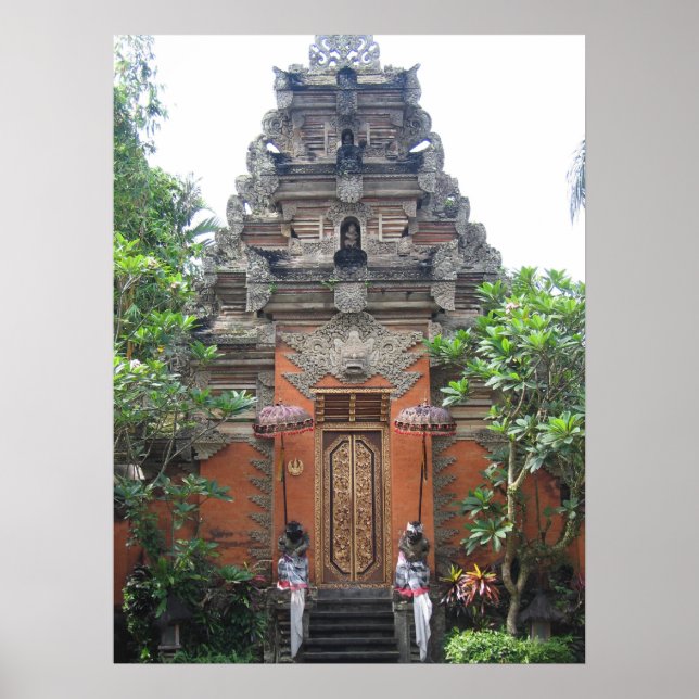 Ubud Village Bali Poster (Framsidan)