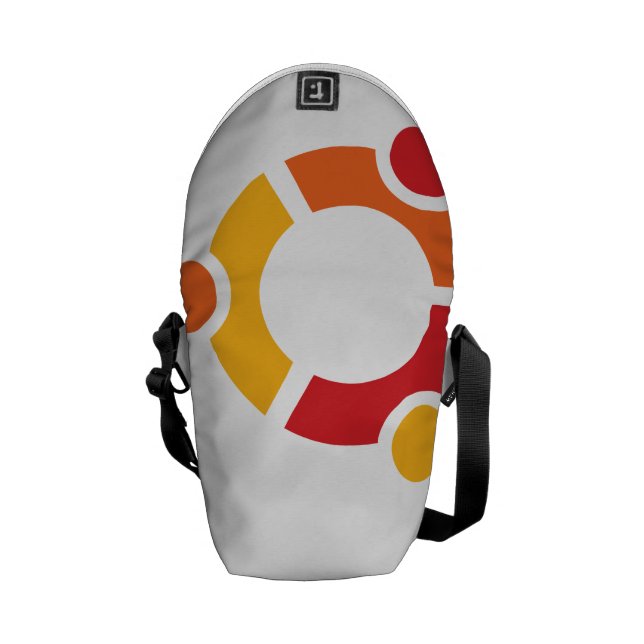 Ubuntu kortkortmessenger bag kurir väska (Öppen Baksida)